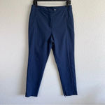 Whistles Brand Women's Eva Navy Blue Ankle Zip Trousers Size 8 Photo 1