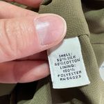 Banana Republic Women's Silk Blend Pleated Front Mini Skirt Olive Green Size 4 Photo 6