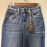 Lee NWT High Rise Flare Jean Dark Wash Stone Wash Wide Leg 26x35 Photo 2