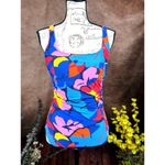 Nautica Bright Colorful Cross Back One Piece Swimsuit In to the Jungle size L Photo 3
