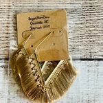 Brand New Tan Fringe Chevron Dangle Gold Tone Earrings Costume Jewelry Buy 3/$21 Photo 3