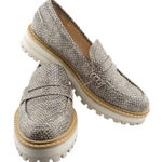 Vince Camuto McKella Lug Loafer - Womens Size 8 M - Snakeskin Textured Shoes Photo 0