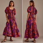 Anthropologie  The Somerset Maxi Dress: Puff-Sleeve Edition Size Medium Floral Photo 6