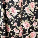 Christian Dior Vintage Silky Floral Zip Front Robe Gown Lounge Wear Size S Photo 8