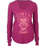 Hurley  diamond Thermal long sleeve hooded tee Shirt Top Hoodie Small Photo 0