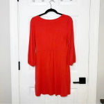 BODEN Lucie Red Knit Tunic Long Sleeve Dress US 8R/UK 12R Casual Office Modest Size 8 Photo 5