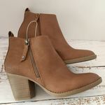 Leather Ankle Boots, Size 6 1/2 Brown Photo 0