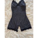 SKIMS  Fits Everybody Lace Triangle Onesie Onyx Size Medium Photo 6