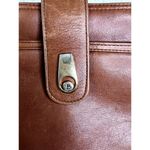 Bally Vintage Leather Brown Crossbody Zipper 3 Pocket Everyday Small Bag Purse Photo 9