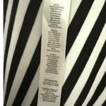 Chico's Chico’s Striped Open Front Colorblock Long Sleeve Jacket Blazer Black Size Large Photo 10