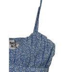 Princess Polly  Tiarnie Top Blue Floral Print Size 2 Photo 3