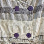 All that jazz Vintage Reversible Striped Cropped Jumpsuit Womens 0-2 Photo 3