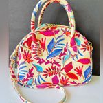 JustFab Floral MultiFloral Cream Crossbody Sachel Handbag Photo 14