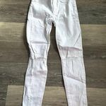 American Eagle Women’s Super High-rise Jegging Distressed 00 Short White Photo 0