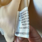 LONDON LEATHERS Fur Suede Coat Womens Light Beige Belted Longline Collared Luxe Photo 9