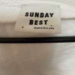 Aritzia‎ Sunday Best Front Zip Bustier Top Size 4 White Photo 3