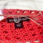 Jessica London Plus Size 22/24 Cardigan Pink Open Knit Sweater Shrug Duster 161 Photo 5