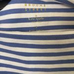 Kate Spade  Broome Street Tank Dress Womens Small Blue White Stripe Boat Neck Photo 6