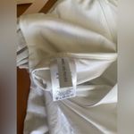 Avec Les Filles NWT Mesh Ruffle White Bikini Set sz L white polkadot mesh Photo 13