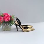 Kate Spade Gold Pointed Heels Photo 1