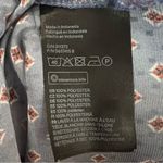 H&M  long sleeve V-neck diamond print blouse top size 4 Photo 5