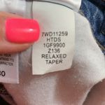 Lucky Brand  Relaxed Taper Button Fly Cropped Ripped Light Wash Jeans Photo 5