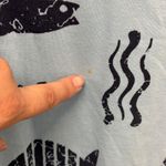 Arli Womens Blue Fish Seashells Print Maxi Dress M Puerto Vallarta Mexico Size M Photo 13