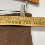 Isabella Bird Y2K Women Medium Knit Cotton Linen MIDI Skirt Fair Aisle Bohemian Brown Photo 2