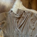 Baltic Born  Athena Pleated Maxi Dress In Gold Photo 10