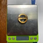 Ruby 20KT Yellow Gold Victorian Pearl,  & Onyx Mourning Brooch / Pin Photo 7