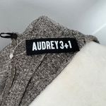 Audrey 3+1 Knit Long Sleeve Sweater Tunic Mini Dress w Cutout Photo 5