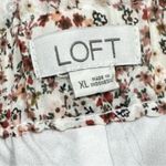 Loft  High Rise Flowy Pleated Floral Shorts | XL Photo 5