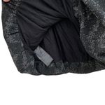 Anthropologie Black Silver Shimmer Carly Bubble Tank Top Blouse Photo 6