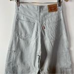 Levi's Levi’s High Rise Wide Leg Crop Utility Light Wash Jeans Size 27 Photo 2