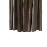 ZARA  Basic Women’s Olive Green Pleated l MIDI Skirt Boho Elastic Waist S  #1134 Photo 2