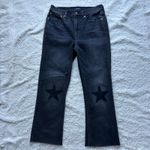 J.Crew Black Billie Demi Star Knee Boot Crop Jeans Size 27 Photo 4