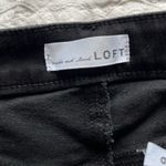 Loft NWT:  Black the slim Flared high waisted curvy jeans size 28/6 Photo 8