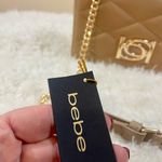 Bebe  Quilted Chain Purse Photo 4