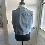 Judy Blue  Shearling Lined Denim Vest Photo 4
