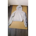 Guess  Spellout Cropped Gray Hoodie S Casual Comfy Skater Bikercore Streetwear Photo 2