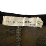 Rag and Bone  Jean Camo Green Black Front Knot Beach Short Sleeves TShirt Sz XS Photo 8