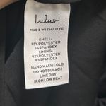 Lulus  Serious Stunner Black Ruched Long Sleeve Bodycon Dress Size S NWT Photo 6