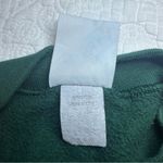 Bike Vintage Embroidered Christmas Crewneck Sweatshirt. Size: Large. Dark Green. Green Photo 5