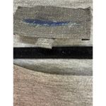 Sunday in Brooklyn  Anthropologie Faux Leather Striped TShirt Gray Size Small Photo 5