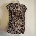 EXPRESS Silky leopard v neck top Photo 3