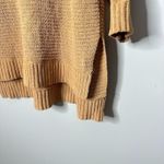 American Eagle  Womens Sweater Medium Relaxed Chenille Pullover Camel Tan Preppy Photo 2