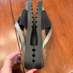 Naot Orion Black Silver‎ Stretch Thong Sandals Israel Size 7/38 Photo 8