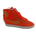 Nike  Blazer Orange Mesh Mid Sneakers Women's 7.5 Retro VTG Street Kidcore Photo 4