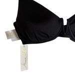 Anne cole  V-Wire Black Bikini Swimsuit Top Size 34C/36B Photo 2