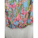 Rachel Roy  Multicolor Floral Maxi Skirt Smocked Waist Hi Low Tropical Sz XS Photo 6